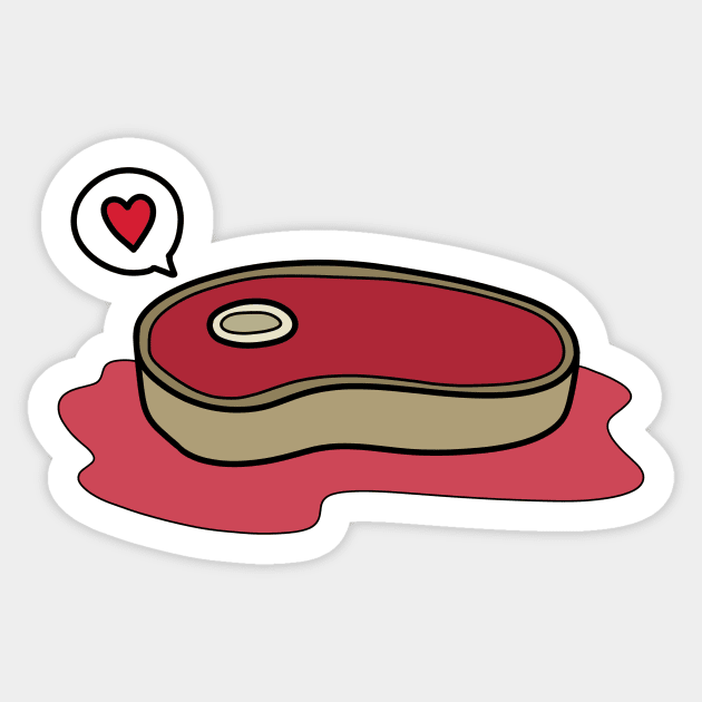 Meat Love Sticker by timbo